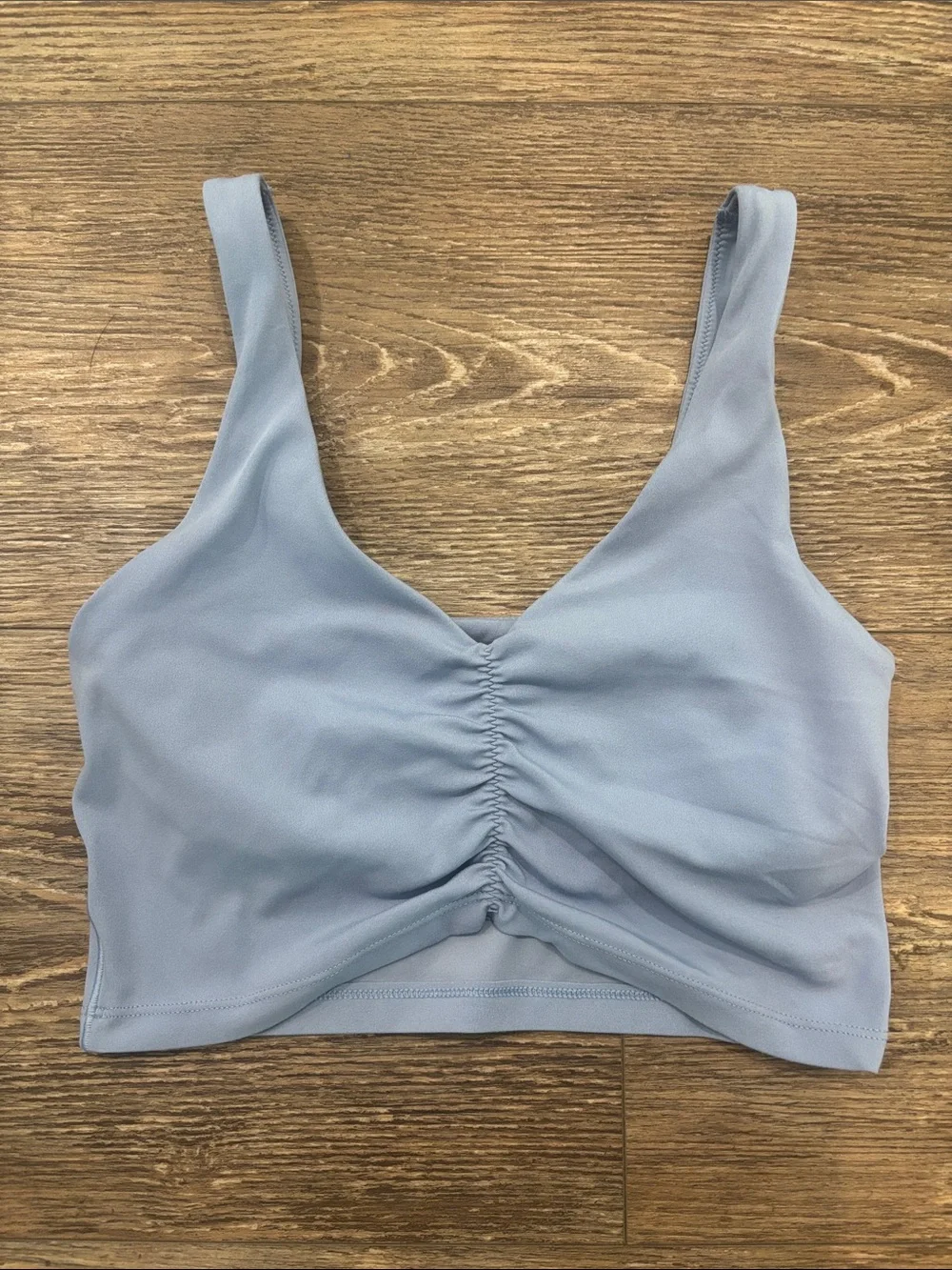 OFFLINE By Aerie Real Me Low Key Ruched Longline Sports Bra Women's Size Small